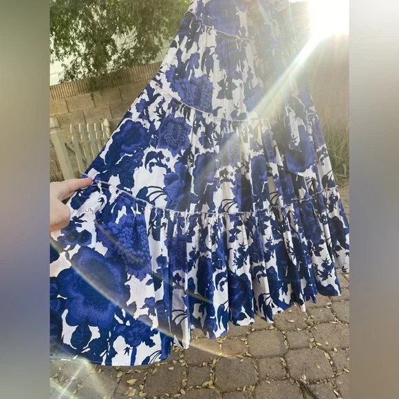 NWT Diane Von Furstenburg DVF ‘Queena’ Tiered Dress M/6– Easter Wedding Guest - Picture 11 of 12